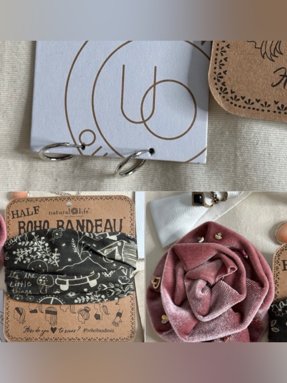 Free People, Natural Life, UO Accessory Bundle NWT